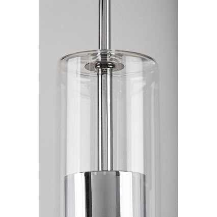 Rabalux - Пендел 1xGU10/50W/230V прозрачен/лъскав хром