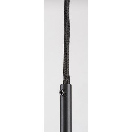 Rabalux - Пендел 1xGU10/50W/230V прозрачен/черен