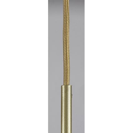 Rabalux - Пендел 1xE27/40W/230V прозрачен/златист