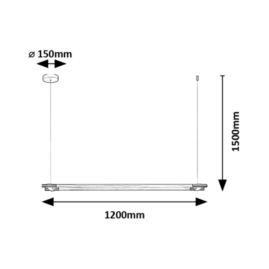 Rabalux - LED Пендел LED/28W/230V 3000K