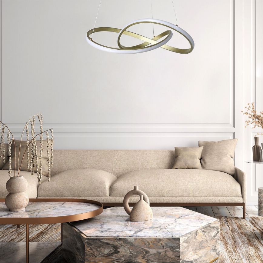 Rabalux - LED Пендел LED/36W/230V 3000K златист
