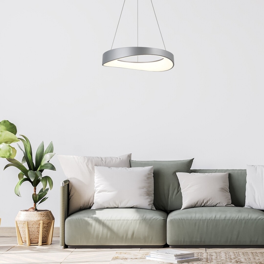 Rabalux - LED Пендел LED/56W/230V 3000K сребрист