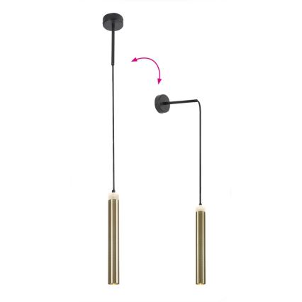 Rabalux - LED Пендел LED/10W/230V 4000K черен/златист