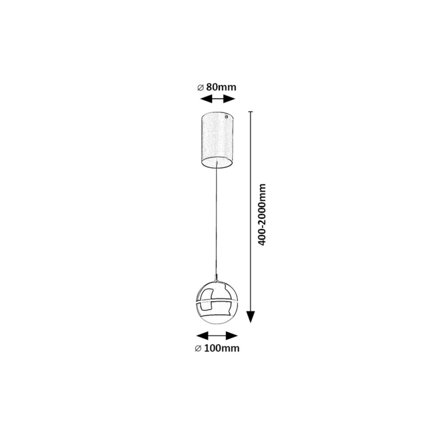 Rabalux - LED Пендел LED/6W/230V 4000K