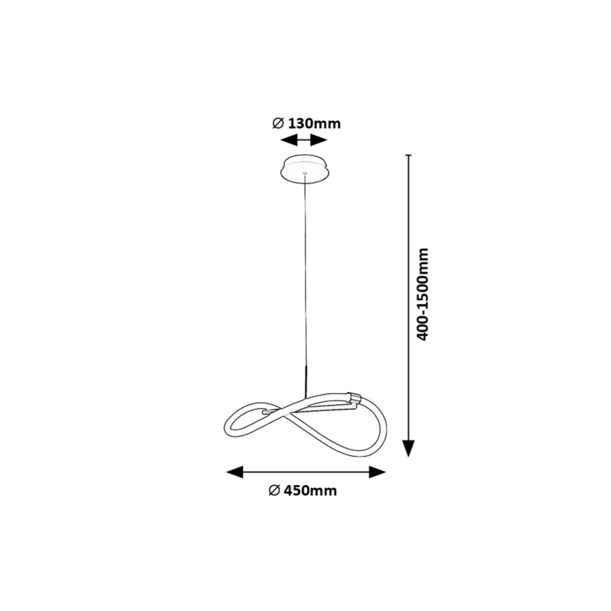Rabalux - LED Пендел LED/15W/230V 4000K