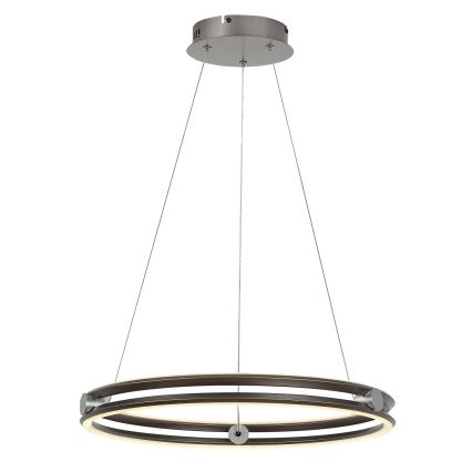 Rabalux - Полилей на кабел с възможност за димиране LED/60W/230V 3000-6500K сив + дистанционно управление