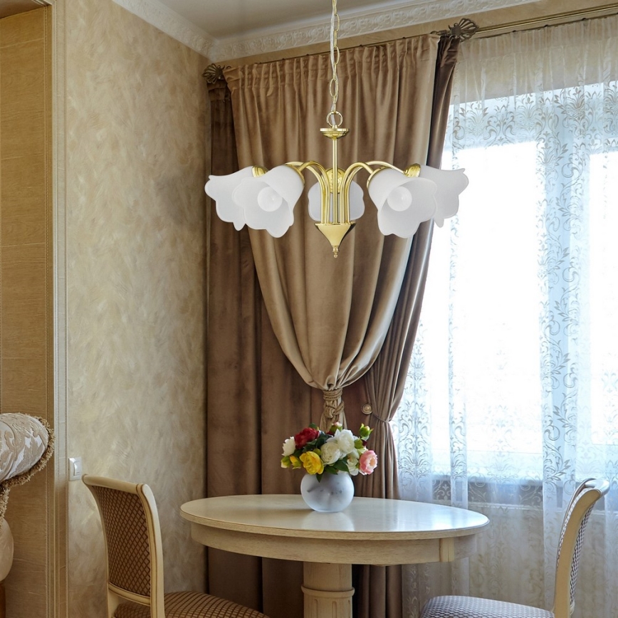 Rabalux - Полилей на верижка 5xE14/40W/230V