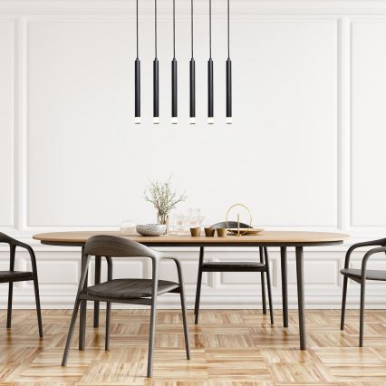 Rabalux - Пендел 6xG9/5W/230V черен