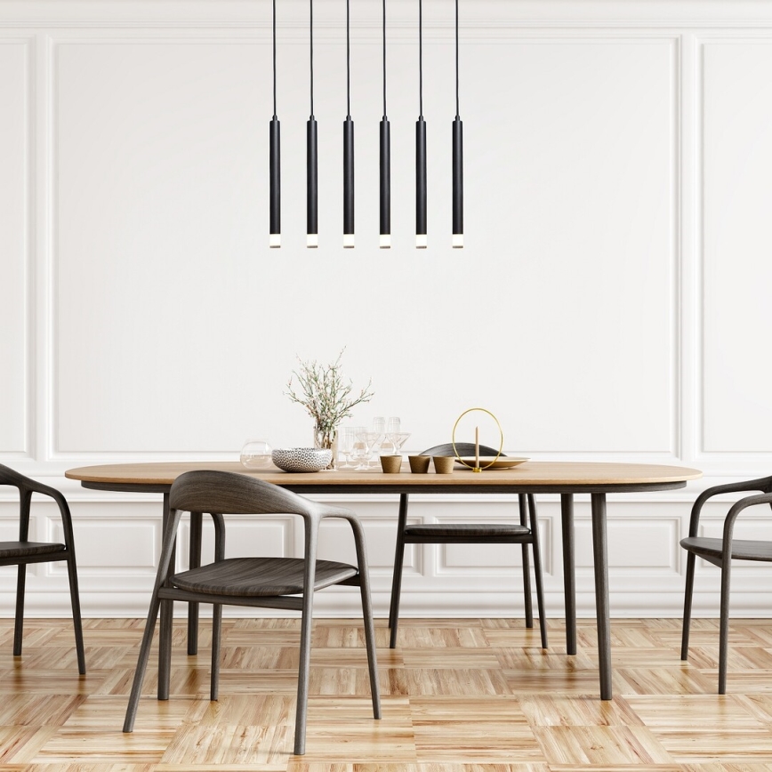 Rabalux - Пендел 6xG9/5W/230V черен