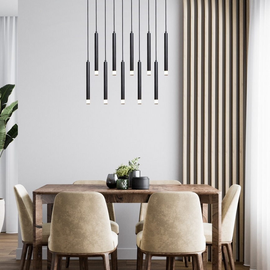 Rabalux - Пендел 10xG9/5W/230V черен