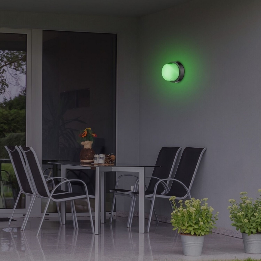 Rabalux - LED RGBW Димируем екстериорен аплик LED/10W/230V IP54 Wi-Fi Tuya