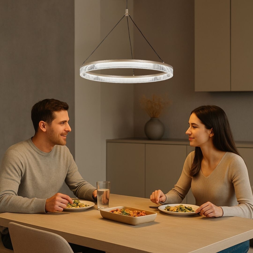 Rabalux - LED полилей на кабел с регулиране на яркостта LED/24W/230V 3000-6500K + дистанционно управление
