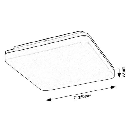 Rabalux - LED Плафон за баня LED/24W/230V IP54