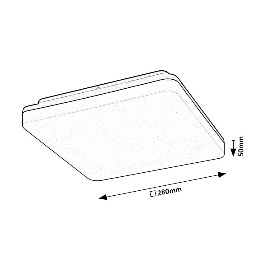 Rabalux - LED Плафон за баня LED/24W/230V IP54