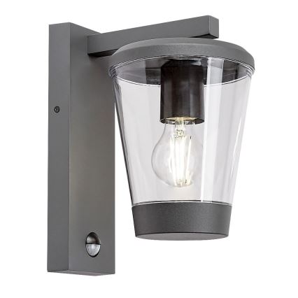 Rabalux - Екстериорен аплик със сензор 1xE27/40W/230V IP44
