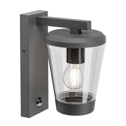 Rabalux - Екстериорен аплик със сензор 1xE27/40W/230V IP44