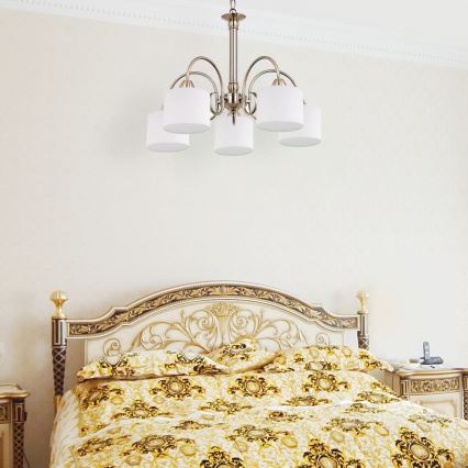 Rabalux 7276 - Полилей EDITH 5xE27/60W/230V бронз