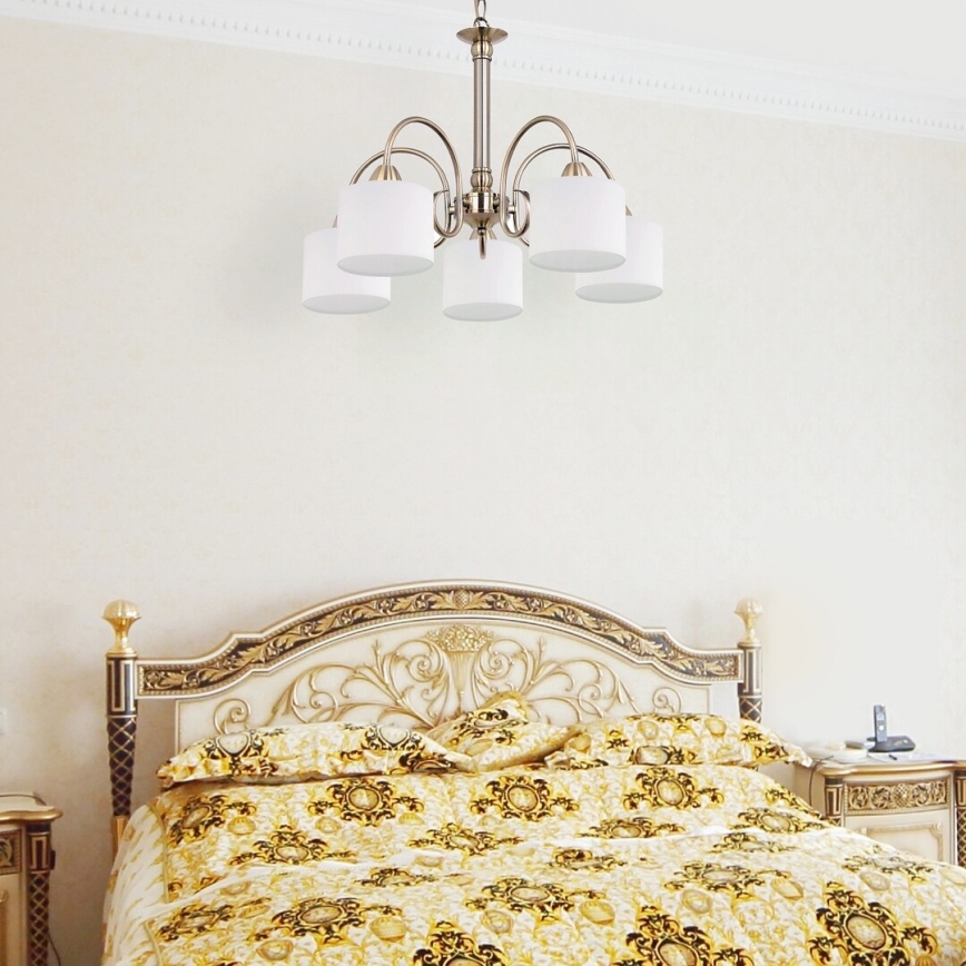 Rabalux 7276 - Полилей EDITH 5xE27/60W/230V бронз