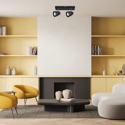 Rabalux - Спот 2xGU10/5W/230V черен