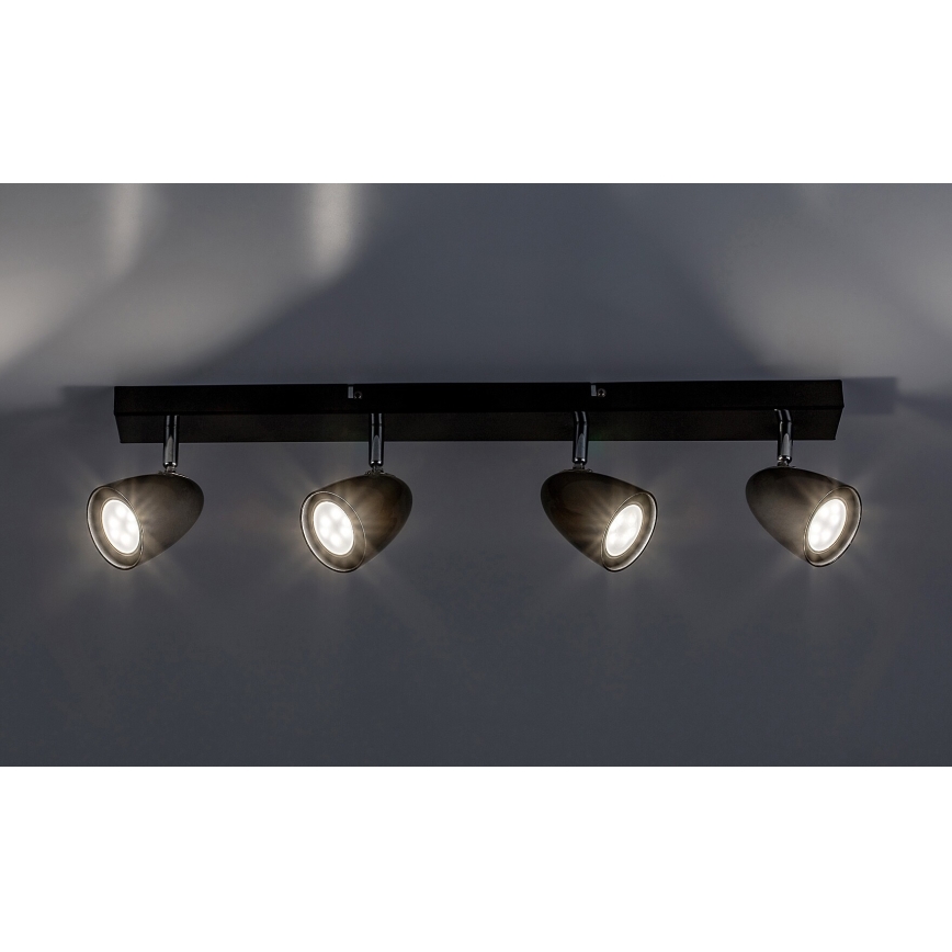 Rabalux - Спот 4xGU10/5W/230V черен