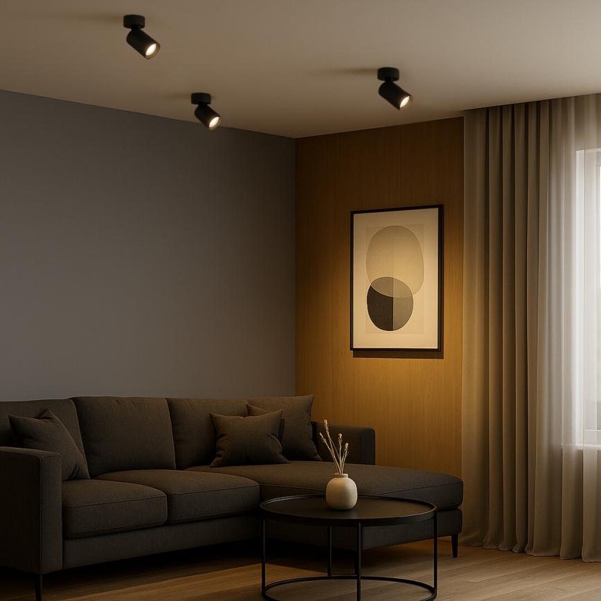 Rabalux - Точково осветително тяло 1xGU10/7W/230V черно