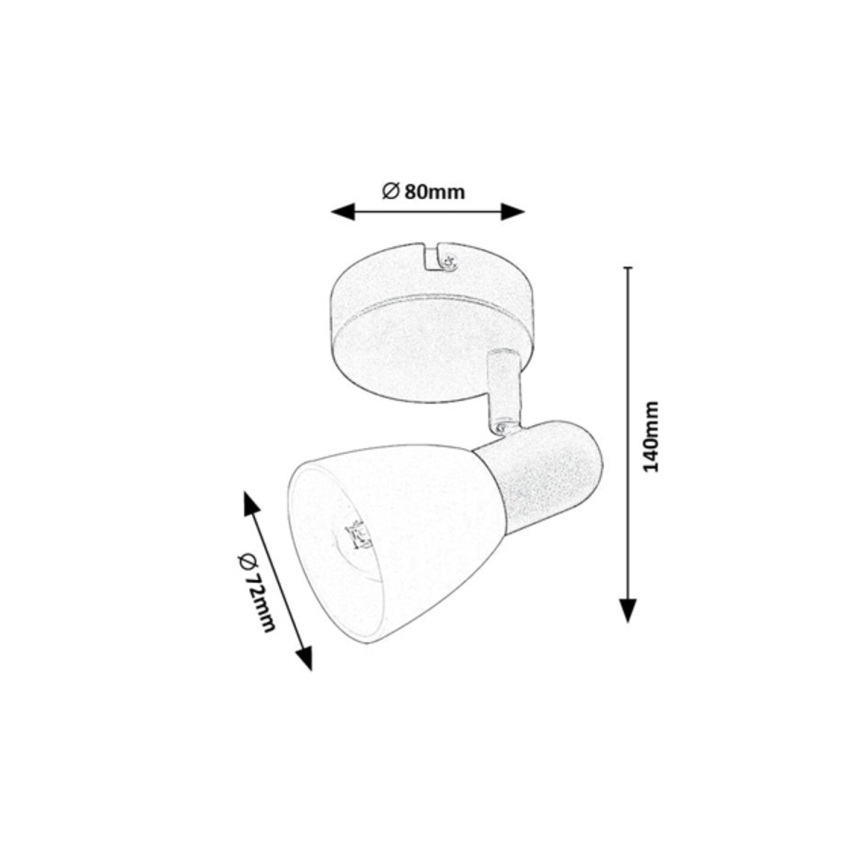 Rabalux - Точково осветително тяло 1xE14/40W/230V
