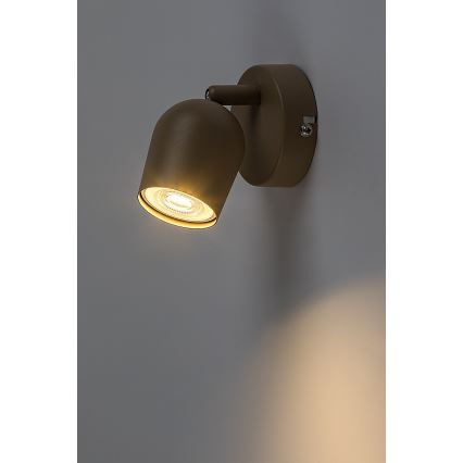 Rabalux - Стенно спот осветително тяло 1xGU10/15W/230V бежово