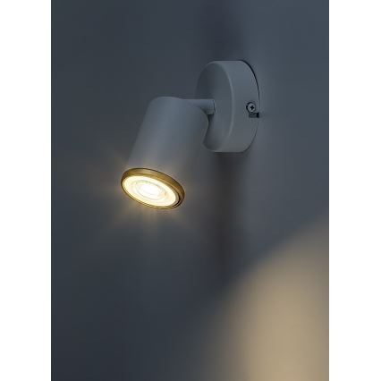 Rabalux - Стенно насочващо осветително тяло 1xGU10/15W/230V бяло