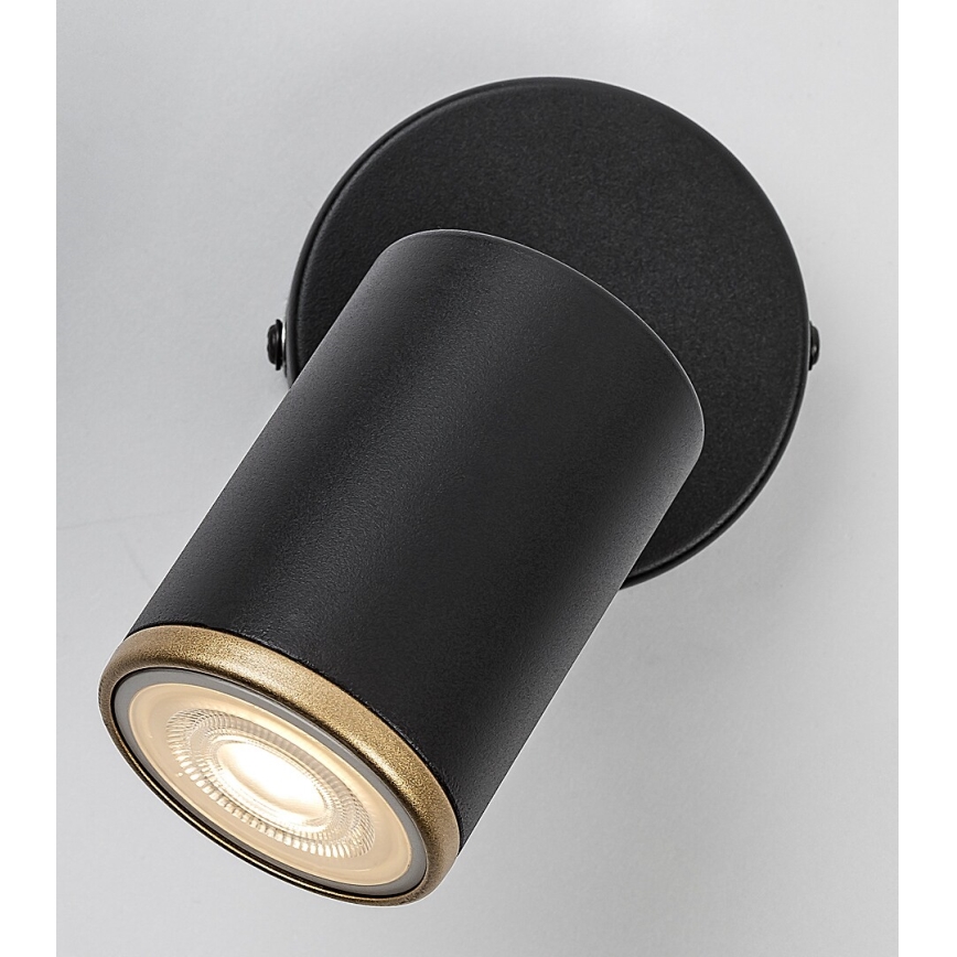 Rabalux - Стенно точково осветително тяло 1xGU10/15W/230V черно