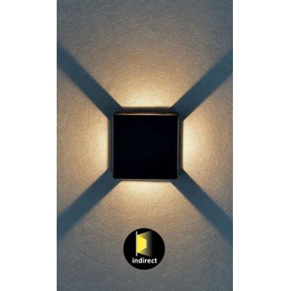 Rabalux  - LED Екстериорен аплик LED/6W/230V IP54 черен