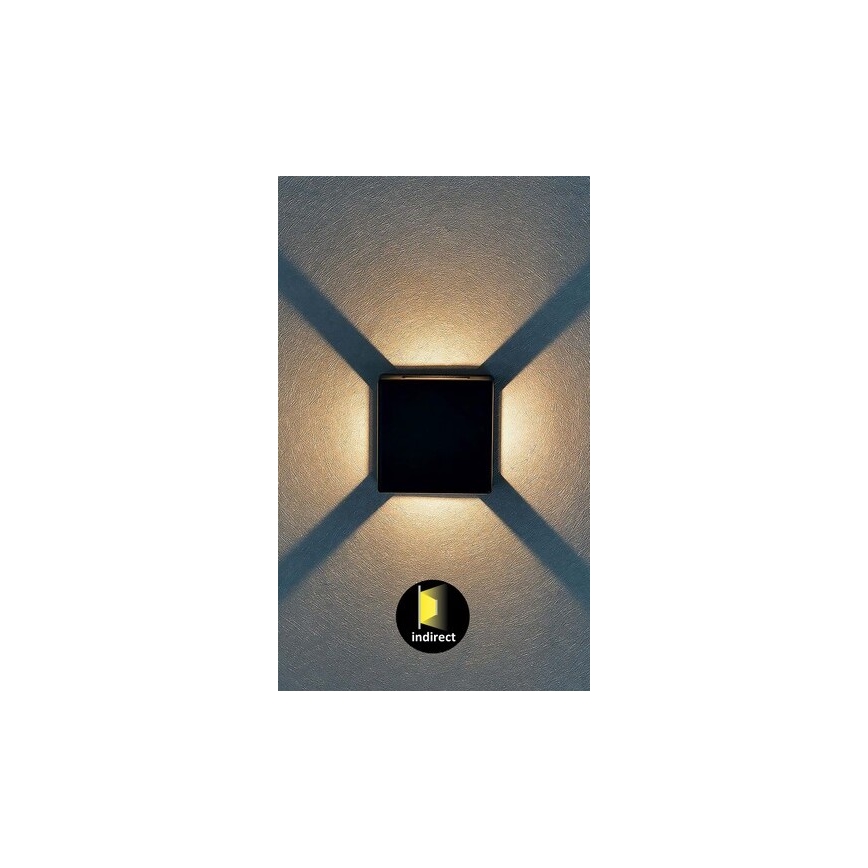 Rabalux  - LED Екстериорен аплик LED/6W/230V IP54 черен