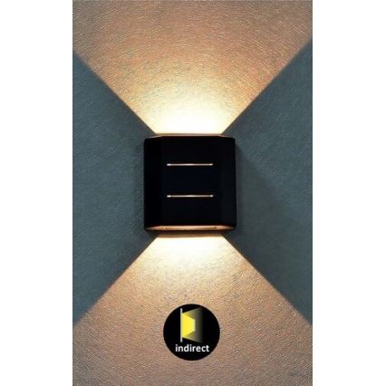 Rabalux - LED Екстериорен аплик LED/6W/230V IP54 черен