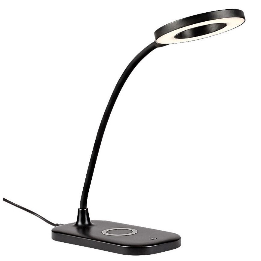 Rabalux - LED Димируема сензорна настолна лампа с безжично зареждане LED/5W/5V 2700-6000K черен