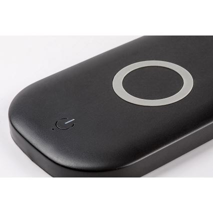 Rabalux - LED Димируема сензорна настолна лампа с безжично зареждане LED/5W/5V 2700-6000K черен