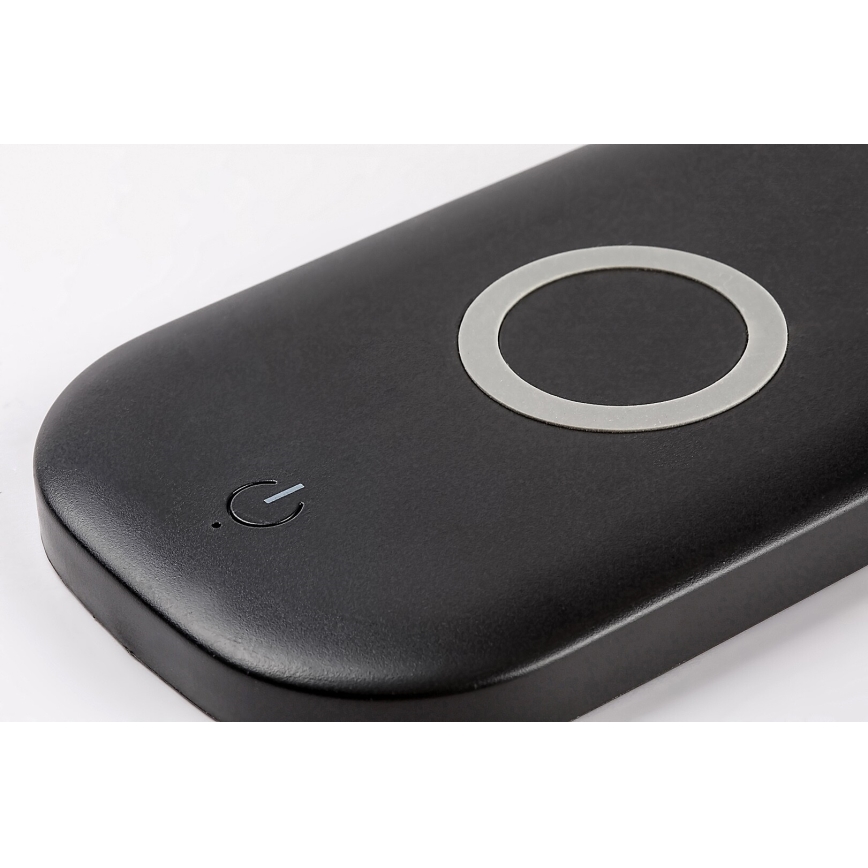 Rabalux - LED Димируема сензорна настолна лампа с безжично зареждане LED/5W/5V 2700-6000K черен