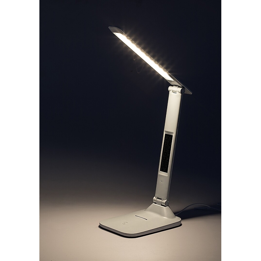 Rabalux - LED Димируема настолна лампа с дисплей LED/5W/5V 3000-6000K