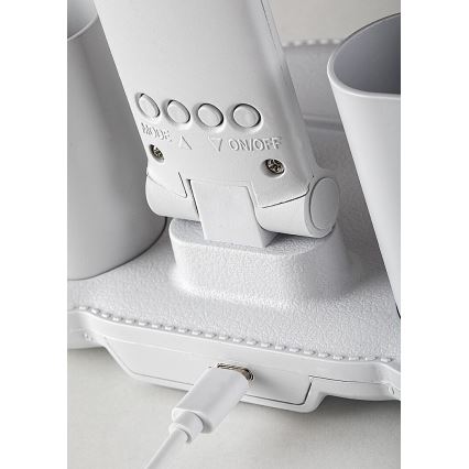 Rabalux - LED димируема настолна лампа с вентилатор LED/7W/5V 3000/4000/6500K