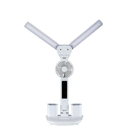 Rabalux - LED димируема настолна лампа с вентилатор LED/7W/5V 3000/4000/6500K