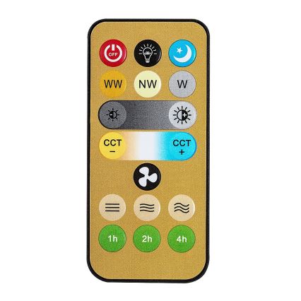 Rabalux - Димируема LED подова лампа с вентилатор 1xE27/16W/230V 3000-6500K + дистанционно управление