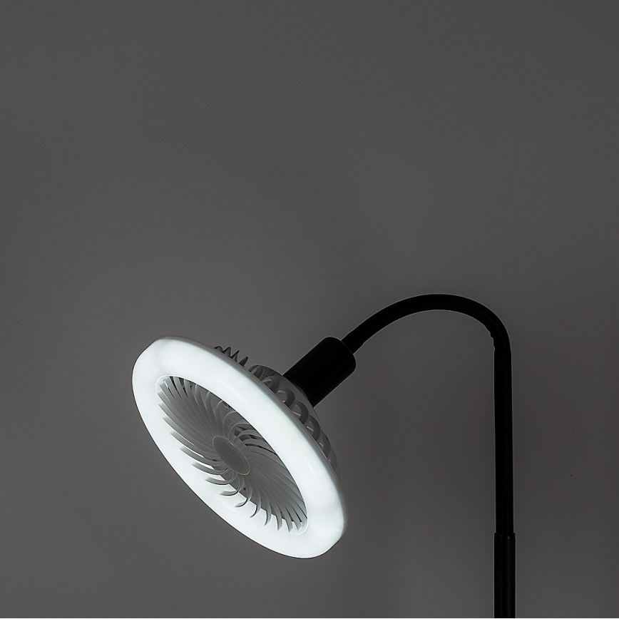 Rabalux - LED димируема подова лампа с вентилатор, диаметър 30 см, 1xE27/16W/230V 3000-6500K + дистанционно управление