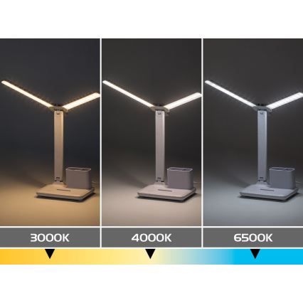 Rabalux - Димируема сензорна LED настолна лампа LED/5W/5V 3000/4000/6500K