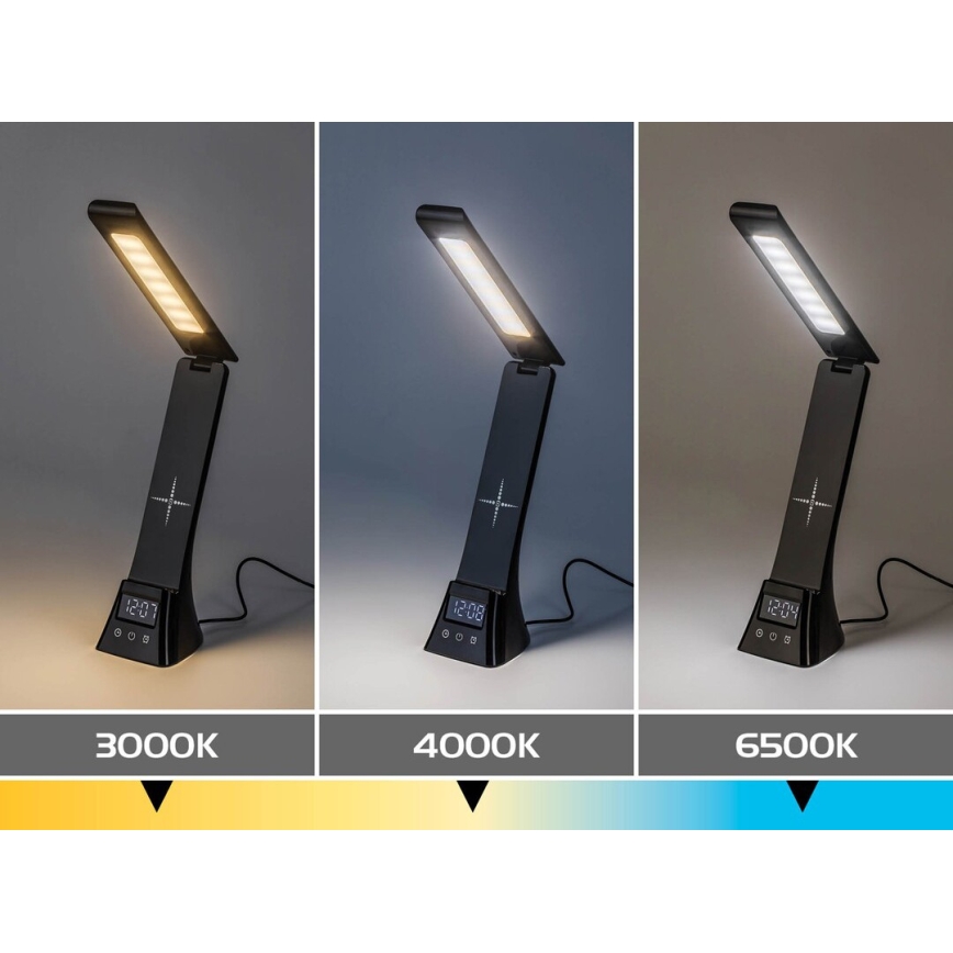 Rabalux - LED настолна лампа с докосване и регулируема яркост LED/6W/5V 3000/4000/6500K