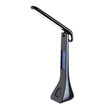 Rabalux - LED регулируема настолна лампа с дисплей LED/7W/5V 4000K черна