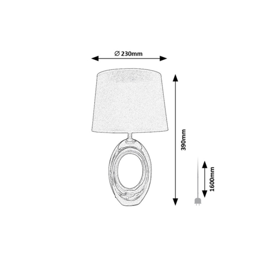 Rabalux - Настолна лампа 1xE14/25W/230V