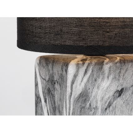 Rabalux - Настолна лампа 1xE14/40W/230V черна/мраморен декор