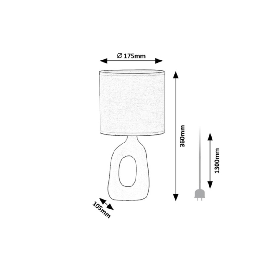 Rabalux - настолна лампа 1xE14/40W/230V синя