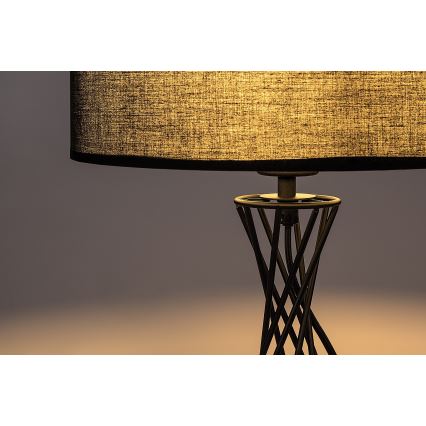 Rabalux - Настолна лампа 1xE27/40W/230V черна