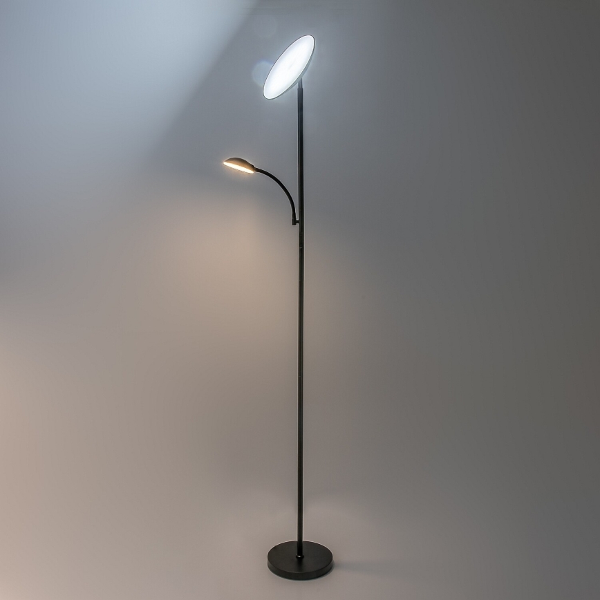 Rabalux - LED Димируема стояща лампа LED/23W/230V 3000/4200/6500 черна