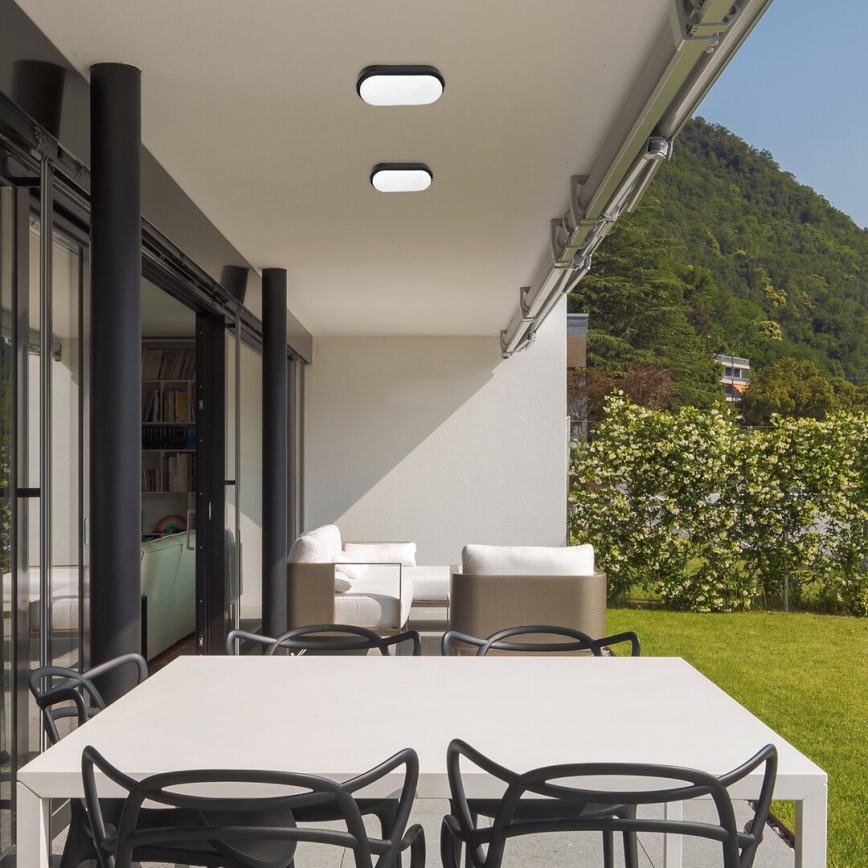 Rabalux - LED Екстериорен плафон LED/15W/230V IP54 черен