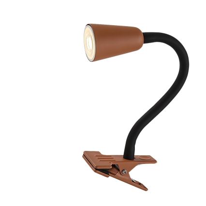 Rabalux - настолна лампа с щипка 1xGU10/7W/230V оранжева